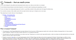 Desktop Screenshot of notmuchmail.org